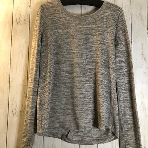 Open Back Knitted Yoga Sweater